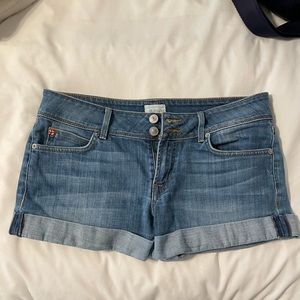 Hudson Croxley Mid Thigh Jean Shorts - 27